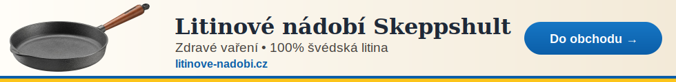 Litinové nádobí Skeppshult – zdravé vaření, 100% švédská litina